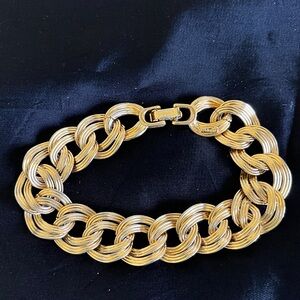Monet gold colored bracelet